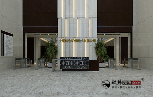 西吉装修公司西吉萌生科技办公楼装修设计案例