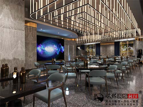西吉沙海路KTV餐厅设计方案鉴赏|享受美食，享受时尚生活