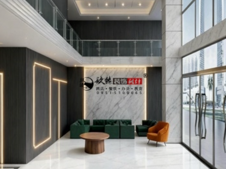 西吉装修公司|西吉创想办公楼装修设计效果方案鉴赏